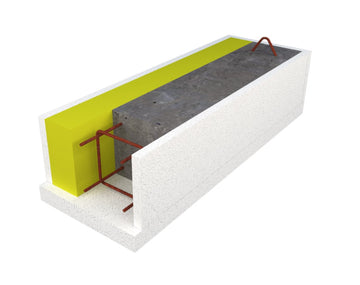 Aerated concrete lintel 400mm (per m1)